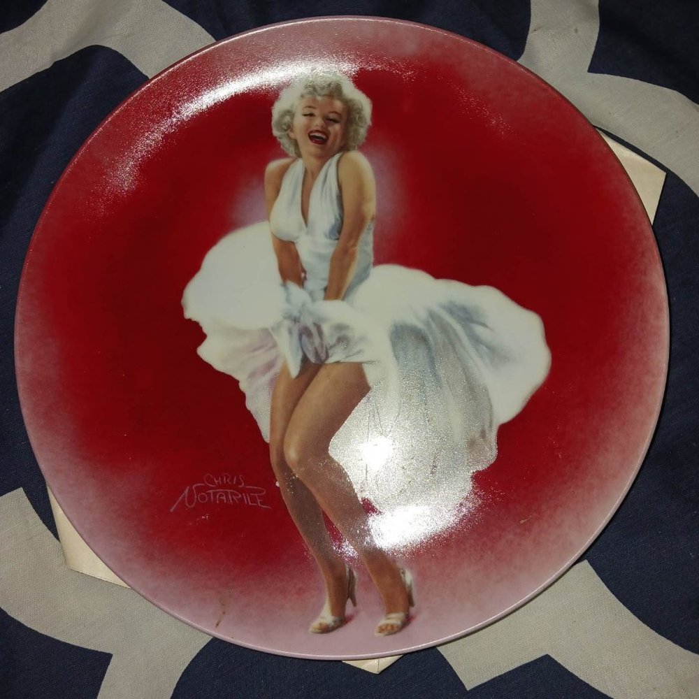 1st Edition Marilyn Monroe collectors plate 7 year Itch Delphi Limited edition